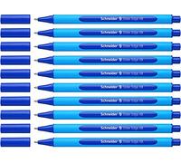 Schneider 152203 Ballpoint Pen Slider Edge with Cap XB Blue Barrel Colour, Blue (Pack of 10)