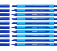 Schneider 152203 Ballpoint Pen Slider Edge with Cap XB Blue Barrel Colour, Blue (Pack of 10)