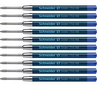 Schneider 175503 Ballpoint Pen Refill Slider 755 Indelible XB, Pack of 10 Blue