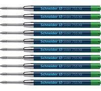 Schneider 175504 Ballpoint Pen Refill Slider 755 Permanent XB Pack of 10 Green
