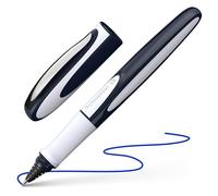 Schneider 187849 Ray Roller-Ball Pen, for Right or Left Handed, White/Grey. Tintenroller Blue/Grey