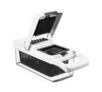 schneider - 23.5 x 10 x 10.5 cm Multifunctional Kitchen Chopper ABS PP Stainless Steel Fruit s Cube Cutter Household Grater Chopper Kitchen Aid for Fruits and S