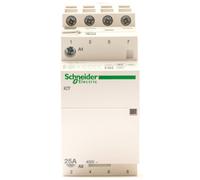 SCHNEIDER 25 AMP 25A FOUR POLE NO CONTACTOR 220/240V COIL A9C20834