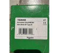 SCHNEIDER 40 AMP CURVE B 30mA RCBO TYPE B EASY9 TZ26469