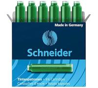 Schneider 6604 Ink Cartridge, Green, Pack of 6