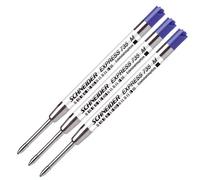 Schneider 77305, Ballpoint Refill 735M, Pack of 3, Blue