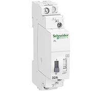 Schneider A9C30831 Impulse Relay Itl 32A 1P 230Vac/110Vdc, White, Set Of 12 Piece