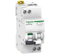 Schneider A9D31620 Residual Current Breaker with Overcurrent Protection, White