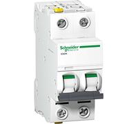Schneider A9F04250 Circuit Breaker iC60N, 2P, 50A, C Characteristics, Multi-Coloured