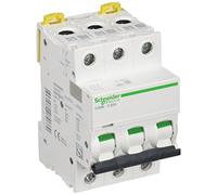 Schneider A9F74332 iC60N 3P 32A C MCB Miniature Circuit Breaker, White, Set of 4 Piece