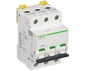 Schneider A9F74332 iC60N 3P 32A C MCB Miniature Circuit Breaker, White, Set of 4 Piece
