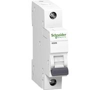 Schneider A9K02102 Circuit Breaker K60N 1P, 2A, C Characteristics, 6kA, White