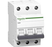 Schneider A9K02320 Circuit Breaker K60N 3P, 20A, C Characteristics, 6kA, White