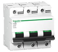 Schneider A9N18367 C120N 3P 100A C MCB Miniature Circuit Breaker, White, Set of 4 Piece