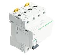 Schneider A9R15491 Rccb Residual Current Circuit Breaker Iid 4P 100A 300Ma-S AC, White