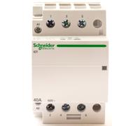 SCHNEIDER ACTI9 40 AMP 40A 3P 3 POLE NO CONTACTOR 220/240V COIL ICT A9C20843