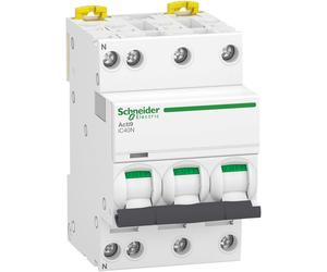 Schneider Acti9 IC40N 3P+N B16A Circuit Breaker - A9P44716
