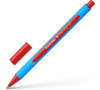 Schneider 152202 Ballpoint Pen Slider Edge with Cap XB Red Barrel Colour: Cyan-Red Pack of 10
