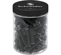 Schneider Black Ink Cartridges for Pens - Jar of 100
