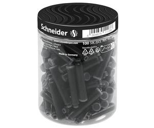 Schneider Black Ink Cartridges for Pens - Jar of 100