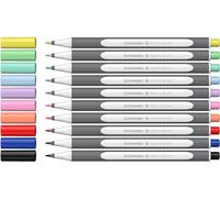 Schneider Brushpen Paint-It 070 (Premium Brush Pens with Flexible Tip and Bright Colours for Calligraphy, Hand Lettering and More) Pack of 10 Assorted Set 1
