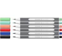Schneider Brush Pen Paint-it 070 Assorted Wallet - 6 pieces V2 (5+1 extra pen)