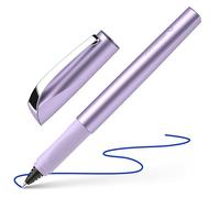 Schneider Ceod Shiny 186256 Rollerball Pen (Right and Left-Handed Users, Line Width M, Includes Ink Cartridge Royal Blue) Purple