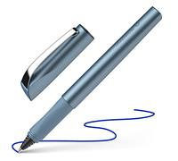 Schneider Ceod Shiny Rollerball Pen Blue Ref 186223 (Right- and Left-Handed Users) - Medium Line Width + Ink Cartridge Royal Blue