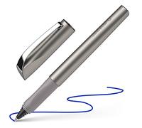 Schneider Ceod Shiny Rollerball Pen - Graphite - Right and Left Handed - Medium Line Width - Includes Royal Blue Ink Cartridge - 186221