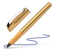 Schneider Ceod Shiny Rollerball Pen - Right- and Left-Handed - Medium Line Width + Royal Blue Ink Cartridge - Bronze - 186255