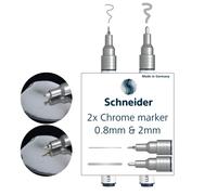 Schneider Chrome Metallic Marker Paint-It 060/061 Pens - Wallet, 2 pieces