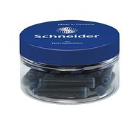 Schneider Container of 30 Ink Cartridges Royal Blue
