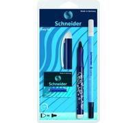 Schneider Easy Pen Writing Set Kit, Easy 1XPATRONENROLLER 6 TP Blue, 1XCORRY Assorted