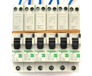 SCHNEIDER EASY9 SPN RCBO 6A 10A 16A 20A 32A 40A B-Curve 30mA 6kA Type A EZ9
