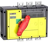 Schneider Elec PBT - INT 82 10 - Switch interpact inv1000 a 3 Poles Lid Yellow Recessed Red