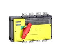Schneider Elec PBT - INT 82 10 - Switch interpact inv1000 a 4 Poles Lid Yellow Recessed Red