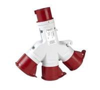 Schneider elec pbt - pci 10 40 - Socket Outlet 3 outputs 16a 3 Poles+Ground 380-415v ip67