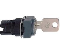 Schneider Elec Pic - MSS 45 04 - Head Selector Diameter 16 Key 3 Retention Central Rectangular