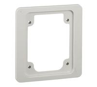Schneider Electric 13136 enclos. access 90x100 plate 65x85 outlet, White