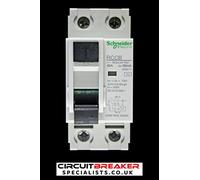 Schneider Electric 40 AMP 10kA 30mA DOUBLE POLE RCCB RCD 23088 RMG 400302