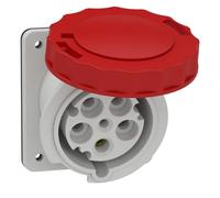 Schneider Electric 81283 Socle Prise Enc. Inc. 63A 3Pnt 380-415V, White