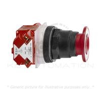 Schneider Electric 9001SKR9RH6 Harmony push-button, push-pull red mushroom 41mm
