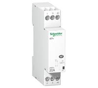 Schneider Electric a9 °C15030 Switch, Quiet Acti9, ICT +, Supplied with 1 Insert, 1P, 20 A, 230 Vac, 50/60 Hz, White