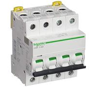Schneider Electric a9 °F85440 magneto-thermic Switch iC60H, 4P, 40 A, Curve D