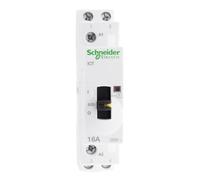 Schneider Electric, A9C23712 iCT, Manually Operated Contactor, Acti9, 16 A, 2NO, 230-240V CA, 50 Hz, White