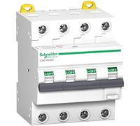 Schneider Electric A9D87432 FI/LS Switch iC60N, 4P, 32A, B-Char., 30mA, Type A, 6kA, White
