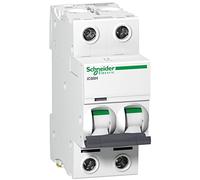 Schneider Electric A9F54206 iC60H 2 Module Double Pole Type C MCB 6A 10kA (C60HC206)