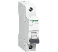 Schneider Electric A9K01125 Circuit Breaker K60N 1P, 25A, B Characteristics, 6kA, 25 Ampere B