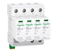 Schneider Electric A9L1C625 Acti9 iPRD1 C25r 3P+N 25kA Type 1+2 Surge Protective Device (SPD) with Remote