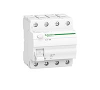 Schneider Electric A9Z01463 Acti 9 Residual Current Circuit Breaker ID K, 4P, 63A, 30mA, Type A, 63 Ampere